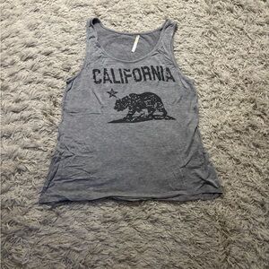 California Bear Graphic Tank Top